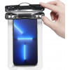 Spigen A601 Aqua Shield Universelle wasserdichte Hülle, Crystal Clear