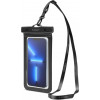 Spigen A601 Aqua Shield Universelle wasserdichte Hülle (2 Stück), Schwarz