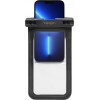 Spigen A601 Aqua Shield Universelle wasserdichte Hülle (2 Stück), Schwarz