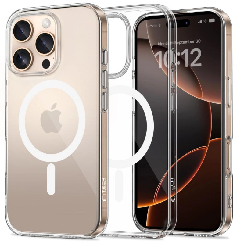 Tech-Protect Flexair MagSafe Hülle für Apple iPhone 16 Pro Max, Transparent