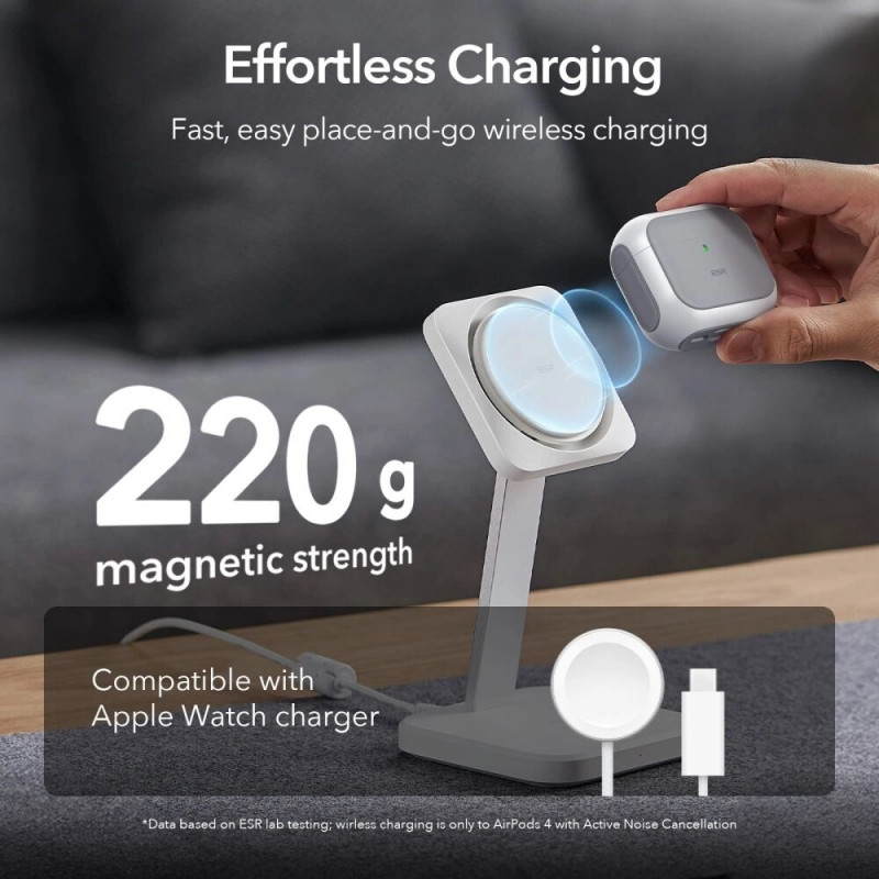 ESR Orbit HaloLock MagSafe Hülle für Apple AirPods 4, Weiß
