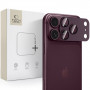 Tech-Protect Camfull Fit+ Apple iPhone 18 Pro Kameraglas-Schutz, Burgundy