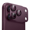 Tech-Protect Camfull Fit+ Apple iPhone 18 Pro Kameraglas-Schutz, Burgundy