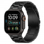 Tech-Protect Stainless THP6099 Apple Watch 8 / 9 / 10 / 11 / 12 / SE / Ultra 44/45/46/49 mm Edelstahlarmband, Schwarz