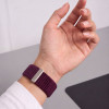 Tech-Protect Nylonloop Apple Watch 8 / 9 / 10 / 11 / 12 / SE / Ultra 44/45/46/49 mm Armband, Deep Burgundy
