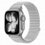 Tech-Protect Nylonloop Apple Watch 8 / 9 / 10 / 11 / 12 / SE / Ultra 44/45/46/49 mm Armband, hellgrau