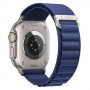 Tech-Protect Nylon Pro Apple Watch 8 / 9 / 10 / 11 / 12 / SE / Ultra 44/45/46/49 mm Armband, Navy Blue
