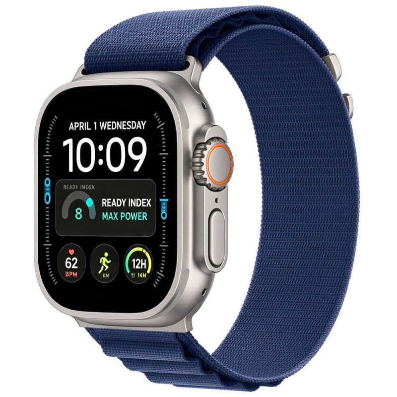 Tech-Protect Nylon Pro Apple Watch 8 / 9 / 10 / 11 / 12 / SE / Ultra 44/45/46/49 mm Armband, Navy Blue