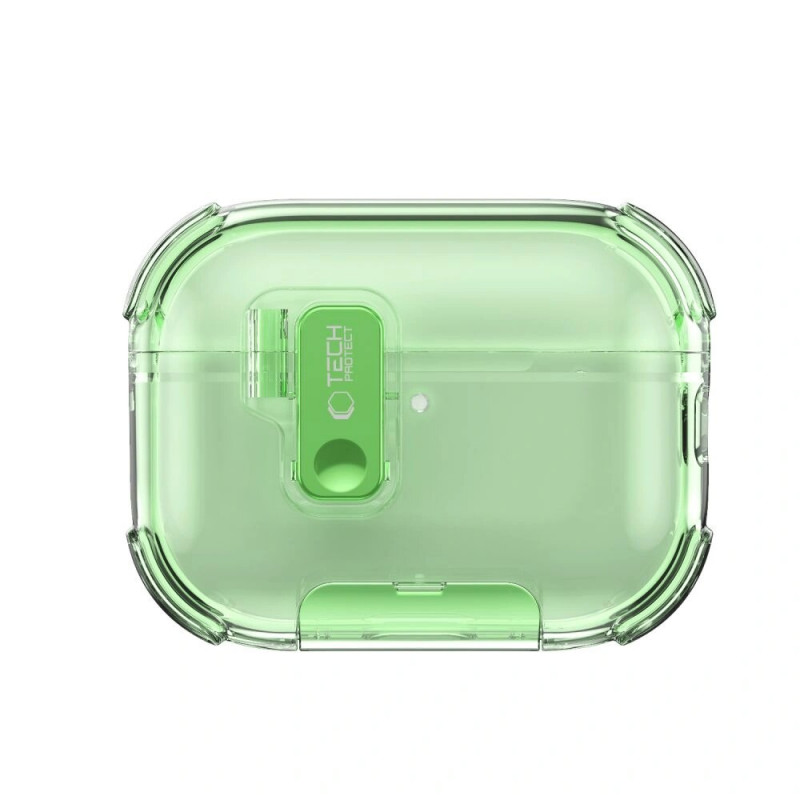 Tech-Protect Bounce Pro Apple AirPods Pro 3 Ladecase-Hülle, Matcha Green