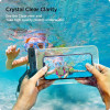 Spigen A601 Universelle wasserdichte Hülle (2 Stk.), Crystal Clear