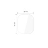Tech-Protect Supreme Set+ Apple Watch 4 / 5 / 6 / SE 1 / 2 / 3 40 mm Hydrogel-Displayschutzfolie, transparent (2 Stk.)