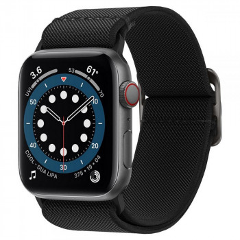 Spigen Fit Lite Armband für Apple Watch 4/5/6/7/SE/8/9/Ultra 44/45/49 mm, Schwarz