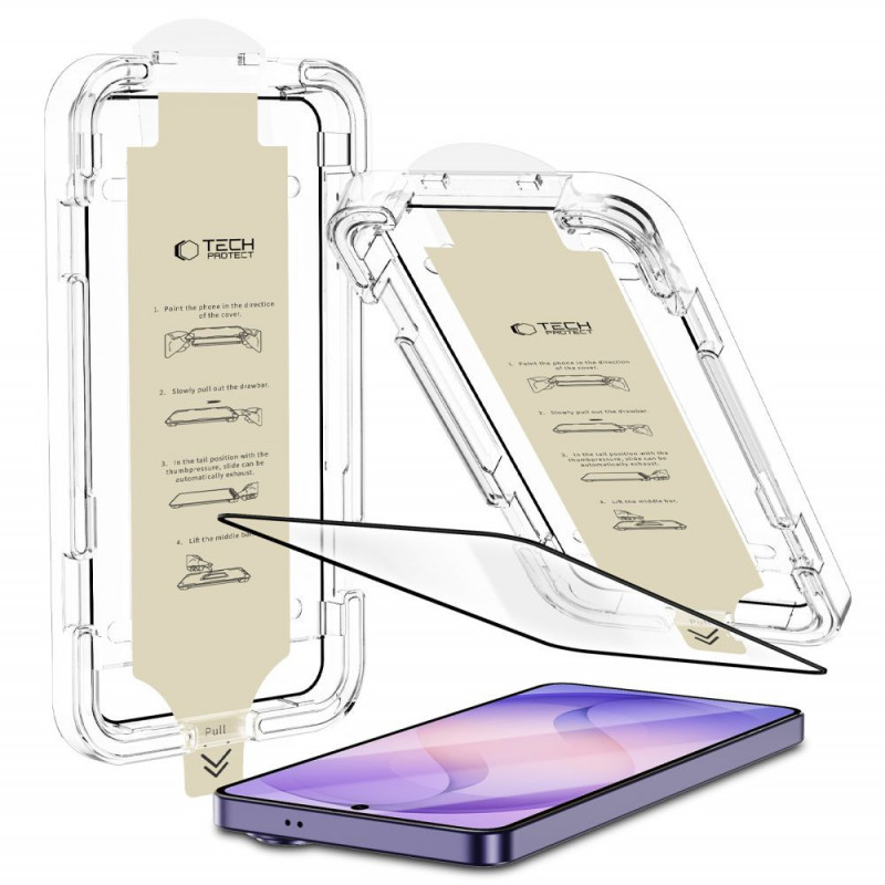 Tech-Protect Quick Set AR+ Anti-Reflexionsglas für Samsung Galaxy S26 Ultra, Schwarz