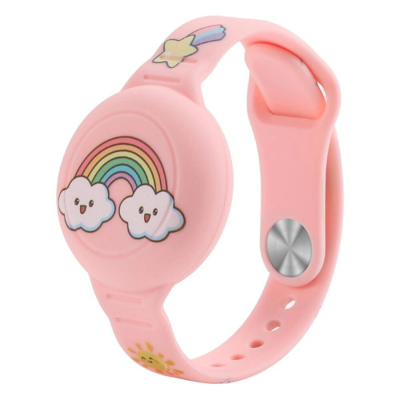 Tech-Protect Smooth Band für Kinder Armband für Apple AirTag 1 / 2, bunt (2 Stk.)