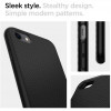 Spigen Liquid Air Hülle für Apple iPhone SE 2022 / SE 2020 / 8 / 7, Schwarz