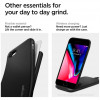 Spigen Liquid Air Hülle für Apple iPhone SE 2022 / SE 2020 / 8 / 7, Schwarz