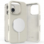 Tech-Protect Silicone Pure MagSafe Hülle für Apple iPhone 16 Pro, Cosmic Latte