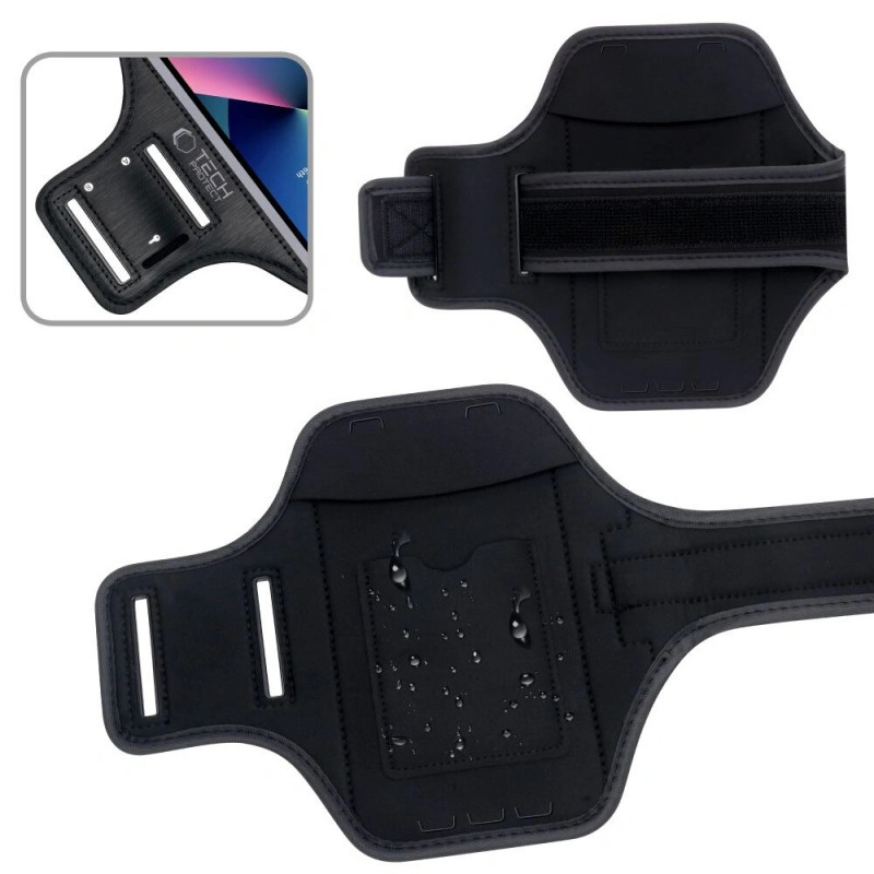 Tech-Protect M4 Universal Sportarmband, Schwarz