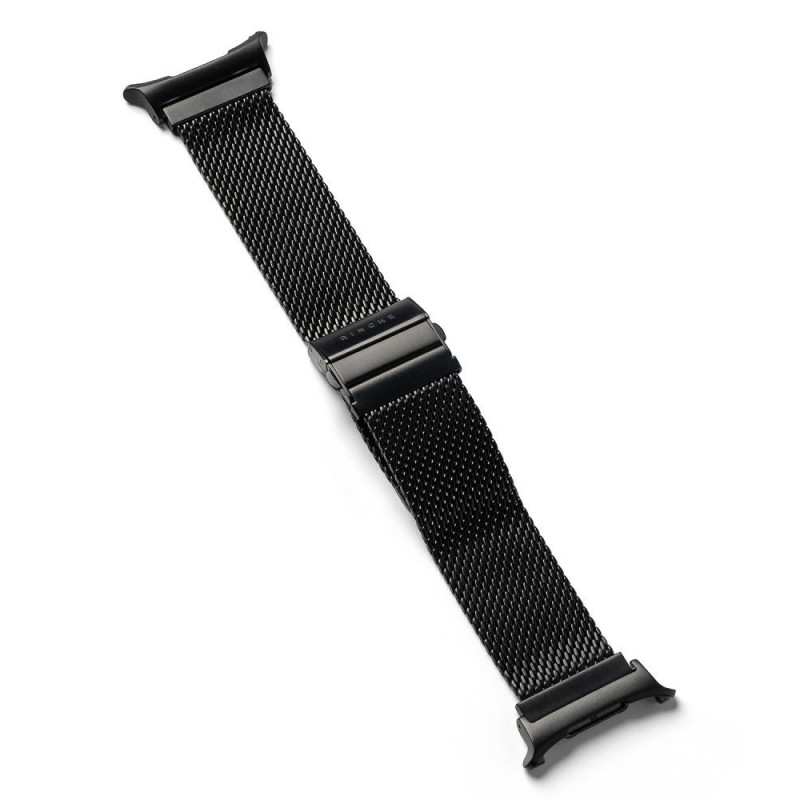 Ringke Metal One Mesh RGK12092 Armband für Samsung Galaxy Watch Ultra 1 / 2 (2024-2026) 47 mm, Schwarz