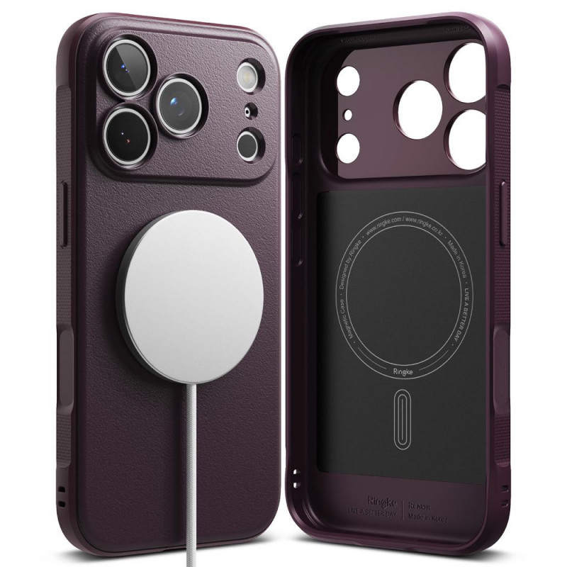 Ringke Onyx Magnetic MagSafe RGK12089 Hülle für Apple iPhone 17 Pro Max / 18 Pro Max, Burgundy