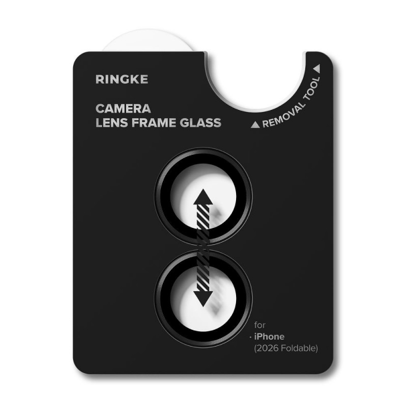 Ringke Camera Frame RGK12086 Kamerobjektivschutz für Apple iPhone Duo (2 Stk.), Schwarz