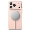 Ringke Silikon Magnetische MagSafe Hülle für Apple iPhone 18 Pro, Pink Sand