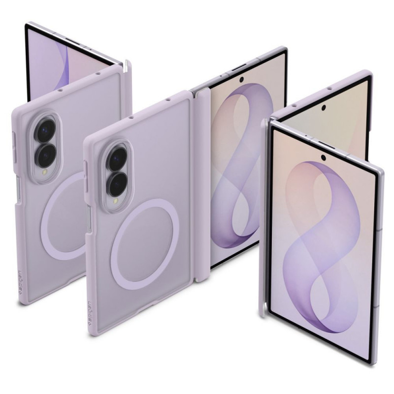 Spigen Airskin Zero MagSafe Hülle für Samsung Galaxy Z Fold 8, Frost Lavender