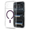 Spigen Ultra Hybrid MagSafe Hülle für Apple iPhone 17 Pro / 18 Pro, Clear/burgundy