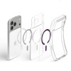 Spigen Ultra Hybrid MagSafe Hülle für Apple iPhone 17 Pro Max / 18 Pro Max, Clear/burgundy