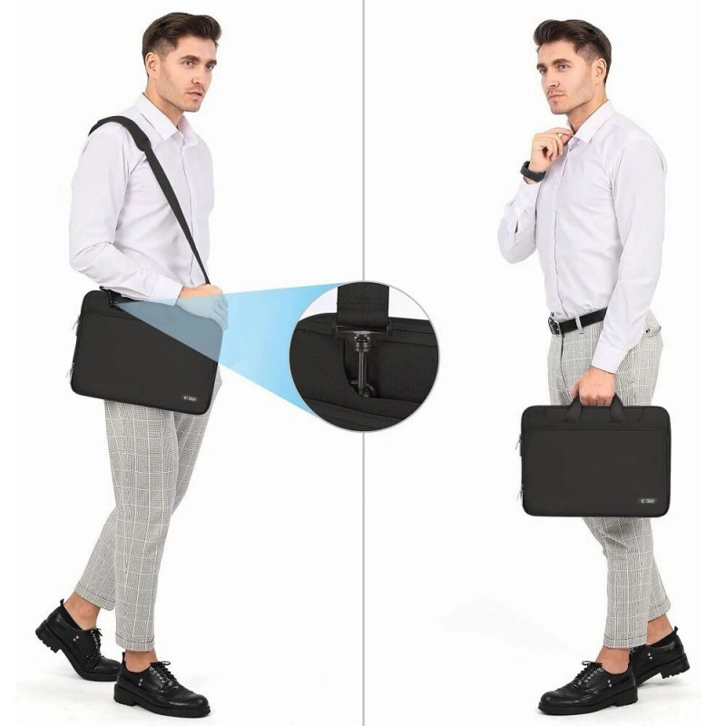 Tech-Protect PocketBag Laptoptasche 15-16", Schwarz
