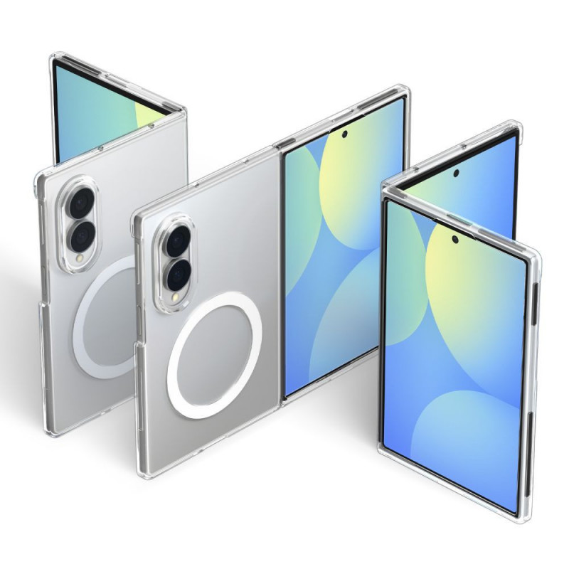 Spigen AirSkin MagSafe Hülle für Samsung Galaxy Z Fold 8, Clear/White