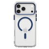 Spigen Ultra Hybrid Optik S MagSafe Hülle für Apple iPhone 17 Pro / 18 Pro, Clear/Deep Blue