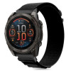Tech-Protect Nylon Pro Armband für Garmin Fenix 5 / 6 / 6 Pro / 7 / 8 (47 mm) / E, Schwarz