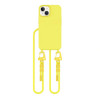 Tech-Protect Magnecklace MagSafe Hülle mit Lanyard für Apple iPhone 14, Canary Yellow