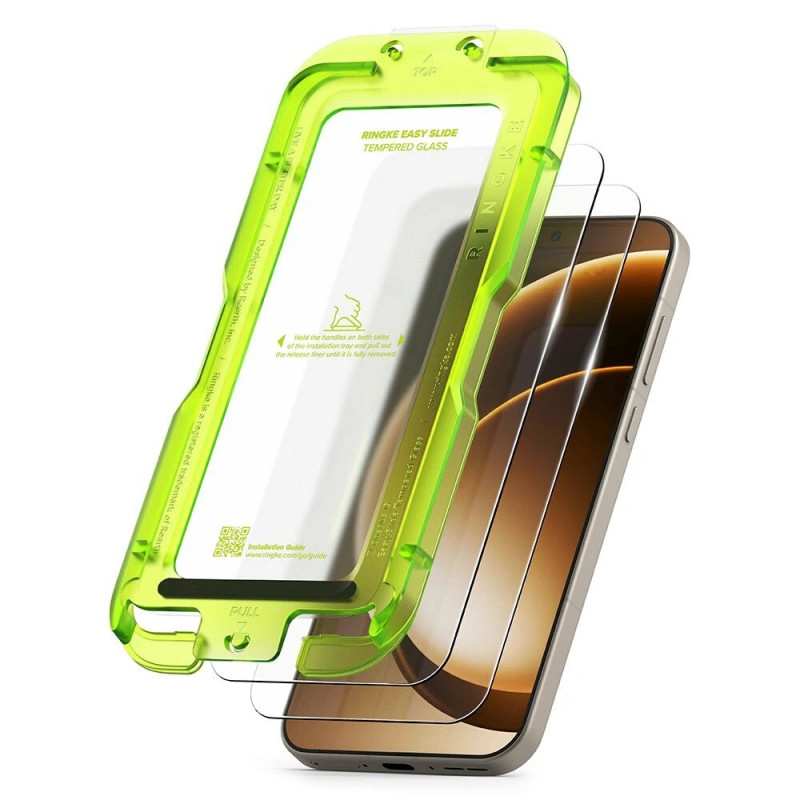 Ringke Easy Slide gehärtetes Glas für OnePlus 15 (2 Stück), Clear