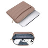 Tech-Protect Puffy Laptop-Tasche 15-16" mit Zubehörtasche, Walnut