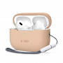 Tech-Protect Silikonhülle für Apple AirPods Pro 1/2, Caffe Latte