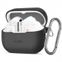 Tech-Protect Silikon-Hook-Case für Samsung Galaxy Buds 3 / 3 Pro, Schwarz
