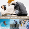 Tech-Protect Silikon-Hook-Case für Samsung Galaxy Buds 3 / 3 Pro, Schwarz