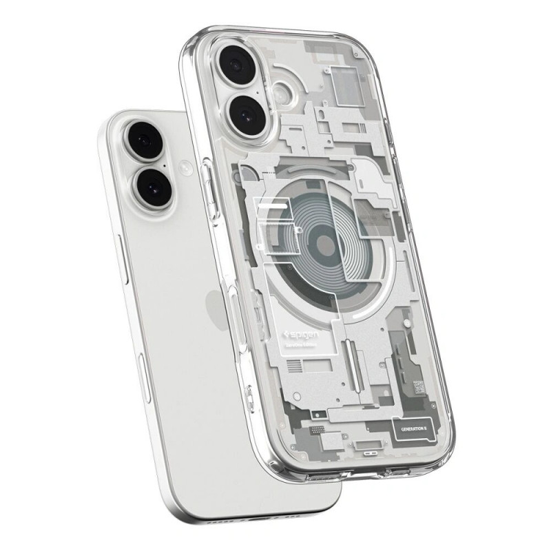 Spigen Ultra Hybrid Mag MagSafe Hülle für Apple iPhone 17 Zero One, Natural Titanium