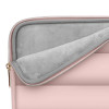 Tech-Protect Puffy Laptoptasche 13-14" mit Zubehörtasche, Dusty Rose