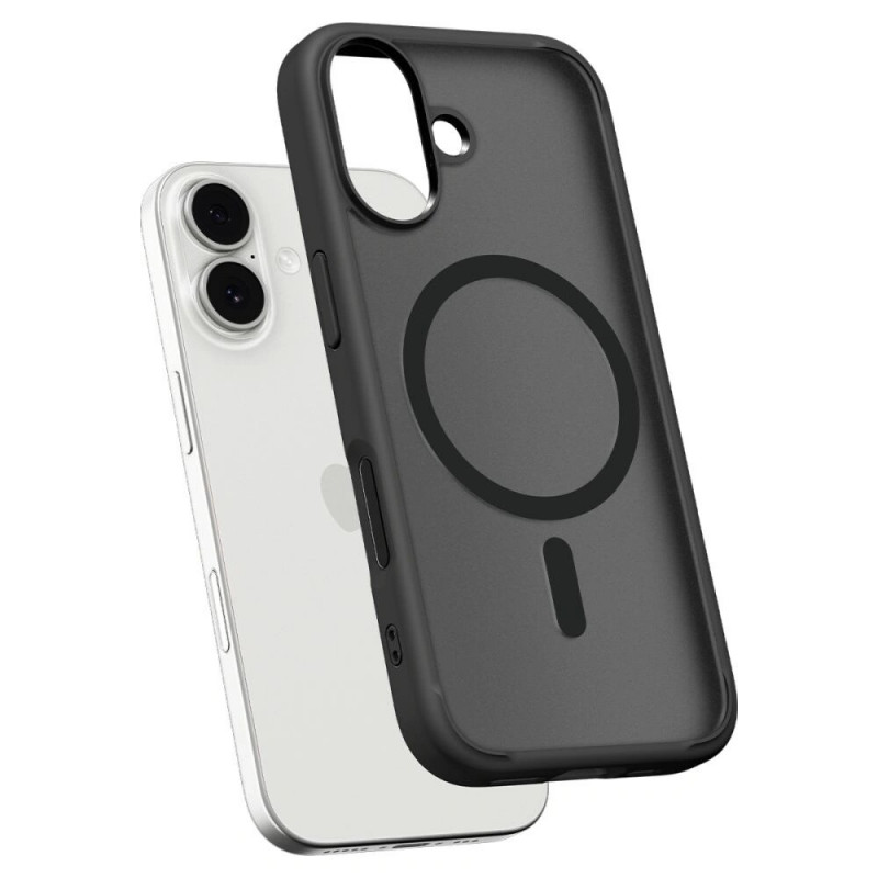 Spigen Ultra Hybrid Mag MagSafe ACS10383 Hülle für Apple iPhone 17, Frost Black