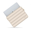 Tech-Protect Puffy Laptoptasche 13-14" mit Zubehörtasche, Sand