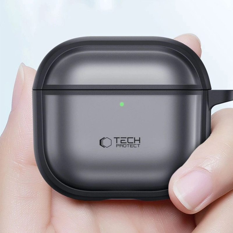Tech-Protect Magmat Hülle für Apple AirPods 4, Mattschwarz