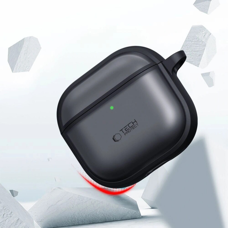 Tech-Protect Magmat Hülle für Apple AirPods 4, Mattschwarz