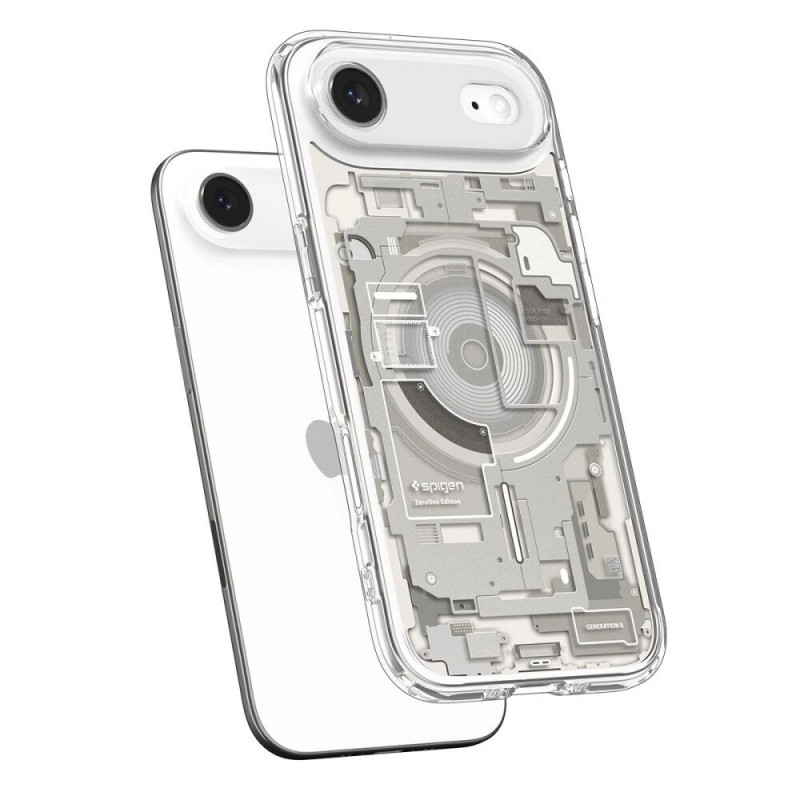 Spigen Ultra Hybrid Mag MagSafe ACS10319 Hülle für Apple iPhone Air, Zero One Natural Titanium