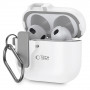 Tech-Protect Slim Hook Hülle für Apple AirPods 4, Weiß