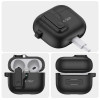 Tech-Protect Slim Hook Hülle für Apple AirPods 4, Schwarz