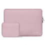 Tech-Protect NeoSlim Laptoptasche 15-16" mit Zubehörtasche, Dusty Rose