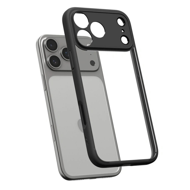 Spigen Ultra Hybrid Hülle für Apple iPhone 17 Pro Max, Mattschwarz